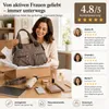 Borsa da donna idrorepellente con tracolla removibile, Anteprima dell’immagine prodotto 10