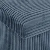 Hocker / Fusbank Essestial Ribcord - faltbar - blauw - 76 x Produktbild-Vorschau 5