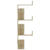 A product image of a wooden corner shelf unit against a white background. Náhľad obrázku produktu