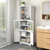 FCH Badezimmerschrank, Küchenschrank mit 4 Türen, offenen Produktbild-Vorschau 2