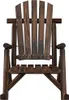 vidaXL Chaise à bascule de jardin 69x96x101 cm bois massif Voir les images du produit 3