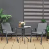 COSTWAY Set da bistrot 3 pezzi, tavolo da bistrot con 2 Anteprima dell’immagine prodotto 1