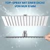 DERW 12 Zoll Regendusche Duschkopf (30 x 30 cm), Edelstahl Produktbild-Vorschau 4