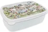 KitchenYeah® Lunchbox Brotzeit Brotdose 17x11 cm Dschungel Produktbild-Vorschau 1