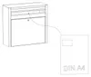 Wandbriefkasten Ciello aus Cortenstahl Produktbild-Vorschau 6