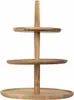 Olympia Etagere Akazie – 3-stufiger Holz-Stand für Kuchen & Produktbild-Vorschau 2