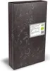 A dark gray gift box with ornate floral patterns and a label with product information and a BIO logo. Produktbild-Vorschau
