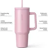 Tumbler 40oz - Thermo Becher mit Strohhalm und Henkel Produktbild-Vorschau 2