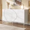 Komoda Merax z zaokrąglonymi drzwiami 3D, szafka z Podgląd zdjęcia produktu 2