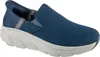 A single blue Skechers slip-on shoe is shown against a white background. Náhled obrázku produktu