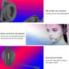 Collage of images showing a headset and a woman wearing a headset, with text describing features. Náhľad obrázku produktu