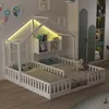 Merax Kinderbett mit Lattenrost aus Holz 90x200cm, Produktbild-Vorschau 4