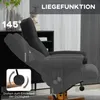 HOMCOM Relaxsessel mit Fußhocker, Stauraum, Massagesessel Produktbild-Vorschau 5