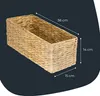 Badezimmerkorb HMF 37270 Wasserhyazinthe Einzelkorb 38x15x14 cm Voir les images du produit