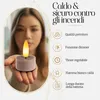 Meisterhome® XXL LED tea lights set di 4 - Candele senza Anteprima dell’immagine prodotto 5