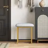 Mondeer Schminktisch-Hocker mit Metallrahmen & Technikstoff Produktbild-Vorschau 8