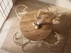 WOHNLING Esszimmertisch 120cm Rund Mango Massivholz Großer Produktbild-Vorschau 5