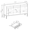 AX LIVING Sideboard mit Schubladen Eternas KS154 154 cm Produktbild-Vorschau 6