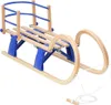 vidaXL Klappschlitten mit Rückenlehne 110 cm Sperrholz Produktbild-Vorschau 7