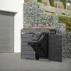 ML-Design cassonetto per rifiuti 2er con tetto vegetale, Anteprima dell’immagine prodotto 9