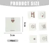 100 Stück Handmade Label, Rechteckig Nähen Tuch Etiketten, Produktbild-Vorschau 4