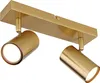 GLOBO 57911-2GO ROBBY Strahler Metall goldfarben gebürstet, Produktbild-Vorschau 1