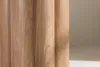 A close-up view of a wooden surface with vertical grain patterns, possibly part of a table or furniture. Produktbild-Vorschau