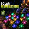 2x Solar Lichterkette bunt, LED Solarlichter im Blumenform, Produktbild-Vorschau 1