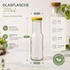 12x Glasflaschen 200 ml Set mit Schraubdeckel kleine Produktbild-Vorschau 2
