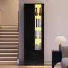 Podświetlana diodami LED gablota Merax z 3 półkami i 2 Podgląd zdjęcia produktu 4