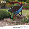 BITUXX Schubkarre 100L Schubkarren Schiebkarre Groß Produktbild-Vorschau 3
