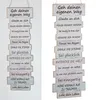 CEPEWA Wandbild Lebenseinstellung 15x41cm, weiß Produktbild-Vorschau 3