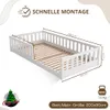 Crazy Pine Kinderbett 90x200 cm – Massives Montessori Produktbild-Vorschau 2
