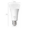 Philips Hue White E27 LED Glühbirne, 1600lm, warmweiß, Produktbild-Vorschau 8