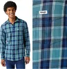 Wrangler LS 1 Point Shirt Herrenriegel Hemd Hydro Indigo Produktbild-Vorschau 1