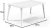 Allibert Lima Table Blanc - résistant aux intempéries, Voir les images du produit 7