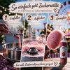Sucre aromatisé pour barbe à papa goût cerise bouteille Voir les images du produit 3