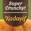 A close-up of Kadayif pastry with text overlay. Produktbild-Vorschau