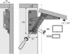 Sachet compas lift 90° HETTICH - 80-220 N - Droite et Voir les images du produit 4