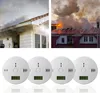 Jayseuw CO alarm sada 4 bílých požárních hlásičů Detektor Náhled obrázku produktu 9
