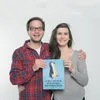Mr. & Mrs. Panda Bild Pinguin marschieren DIN A4 - Eisblau Produktbild-Vorschau 3