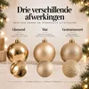 Mica Decorations Kerstballen Set Goud 46 Stuks - Productafbeelding-voorbeeld 6