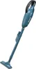 A teal and black handheld vacuum cleaner with a floor attachment, isolated on a white background. Produktbild-Vorschau