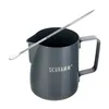 Schramm® Milchkännchen Milchkanne in schwarz oder grau  Produktbild-Vorschau 2