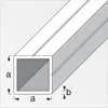 alfer Quadratrohr Aluminium roh blank Produktbild-Vorschau 2