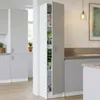 Alexander - Armoire polyvalente 1 porte, 37x180h cm blanc, Voir les images du produit 1