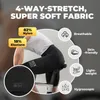 ROCKBROS Herren Radlerhose mit Träger Gepolstert Produktbild-Vorschau 5
