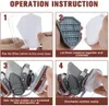 NASUM chemical Respirator Mask M201 Atemschutzmaske inkl Produktbild-Vorschau 3