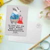 Mr. & Mrs. Panda Postkarte Modeverkäuferin Herz - Grau Produktbild-Vorschau 3