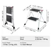 Scala domestica 500x480x450mm - Scaletta pieghevole in Anteprima dell’immagine prodotto 7